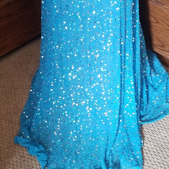 Tiffany Designs beaded sequin gown - Picture 3 of 12